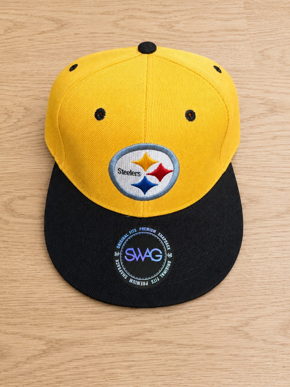 Pittsburgh Steelers Yellow and Black Snapback Hat